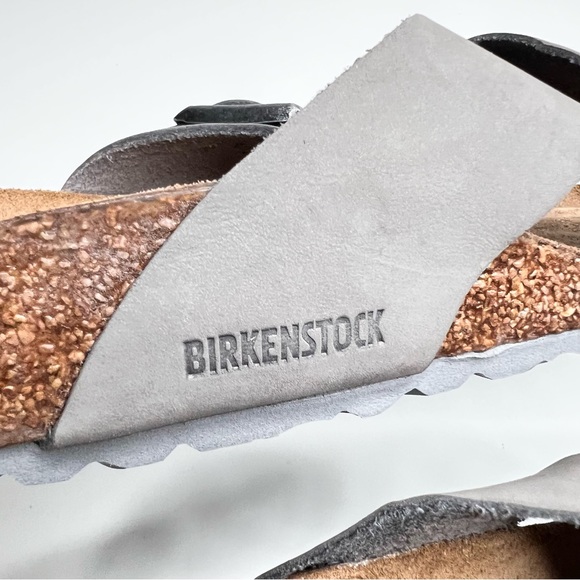 BIRKENSTOCK Siena Soft Footbed Nubuck Leather Dove Gray Size 37 EU 6 - 6.5 US - Picture 12 of 13
